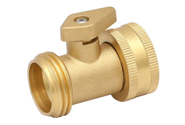 Mosaz shut-off valve with copper handle made in China