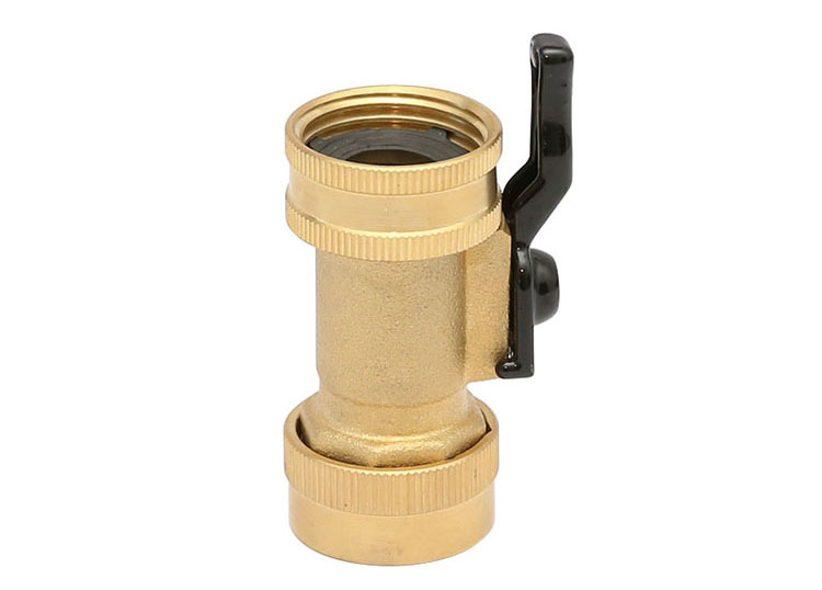 Mosaz shut-off valve with quick connector made in China