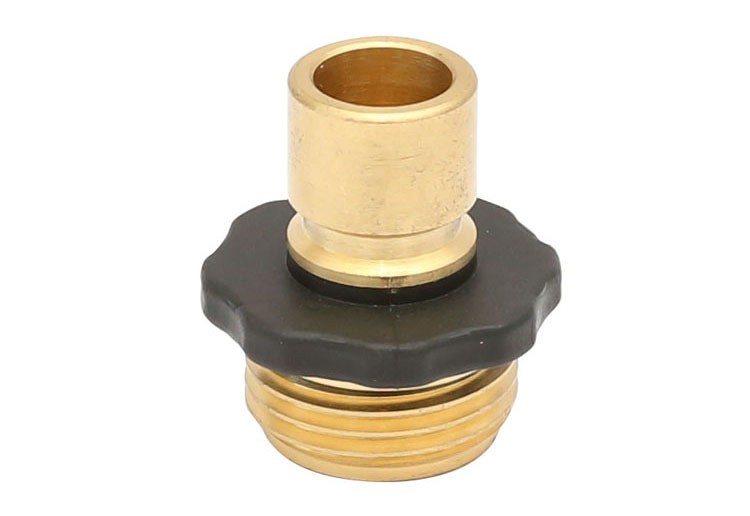 Mosaz Male Garden Hose Quick Connect Fitting with Rubber