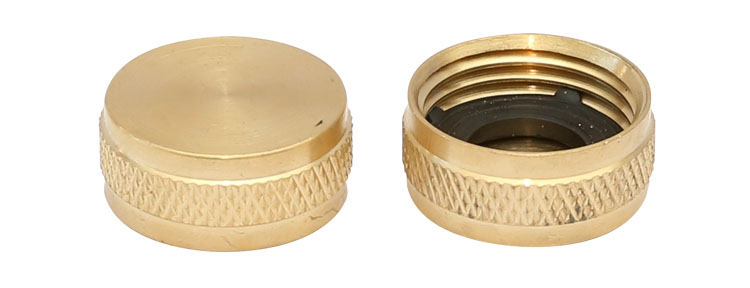 3/4 in. Mosaz Threaded Female garden Hose End Caps